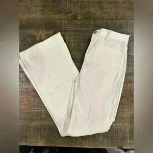 Ann Taylor White Boot Cut Pants